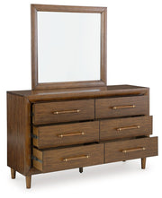 Lyncott - Brown - Dresser And Mirror - JaxCo Furniture