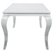 Carone - Rectangular Glass Top Dining Table - JaxCo Furniture