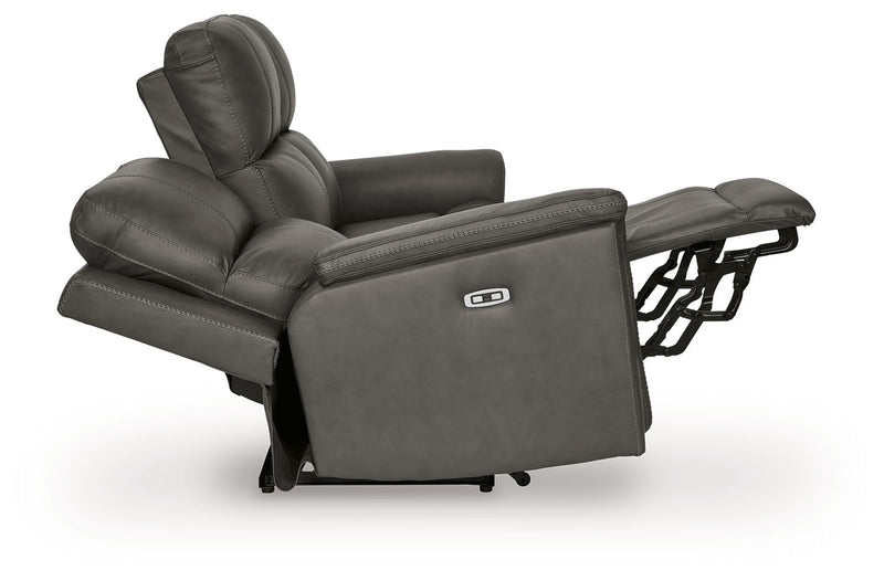 Bleckley - Power Reclining Sofa With Adjustable Headrest - JaxCo Furniture