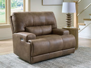 Beckley Place - Earth - Power Recliner With Adjustable Headrest - JaxCo Furniture