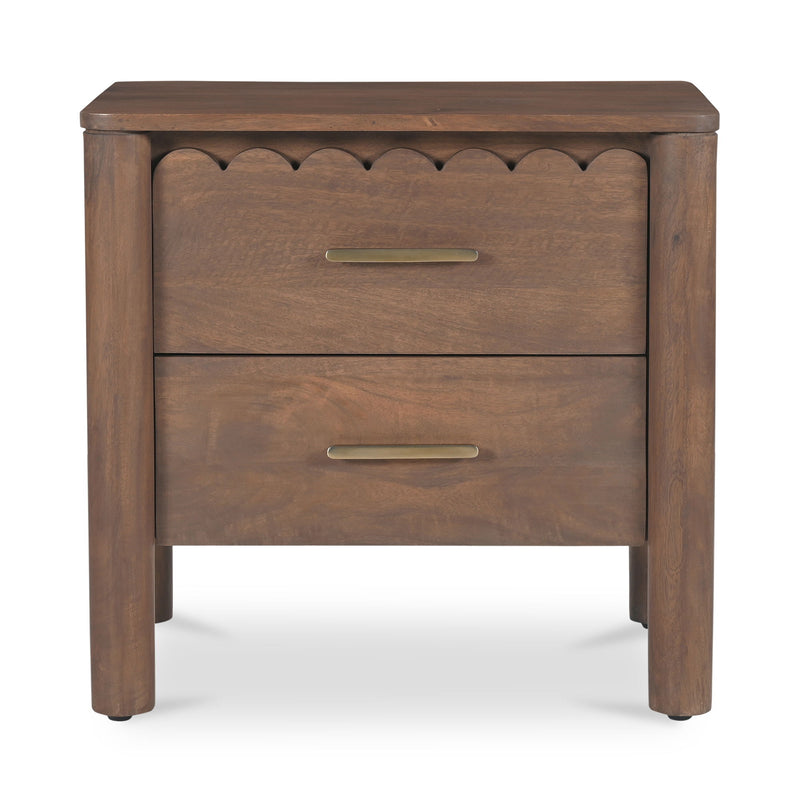 Wiley - Nightstand - Vintage Brown - JaxCo Furniture
