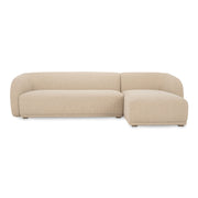 Faye - Right Sectional - Beige - JaxCo Furniture