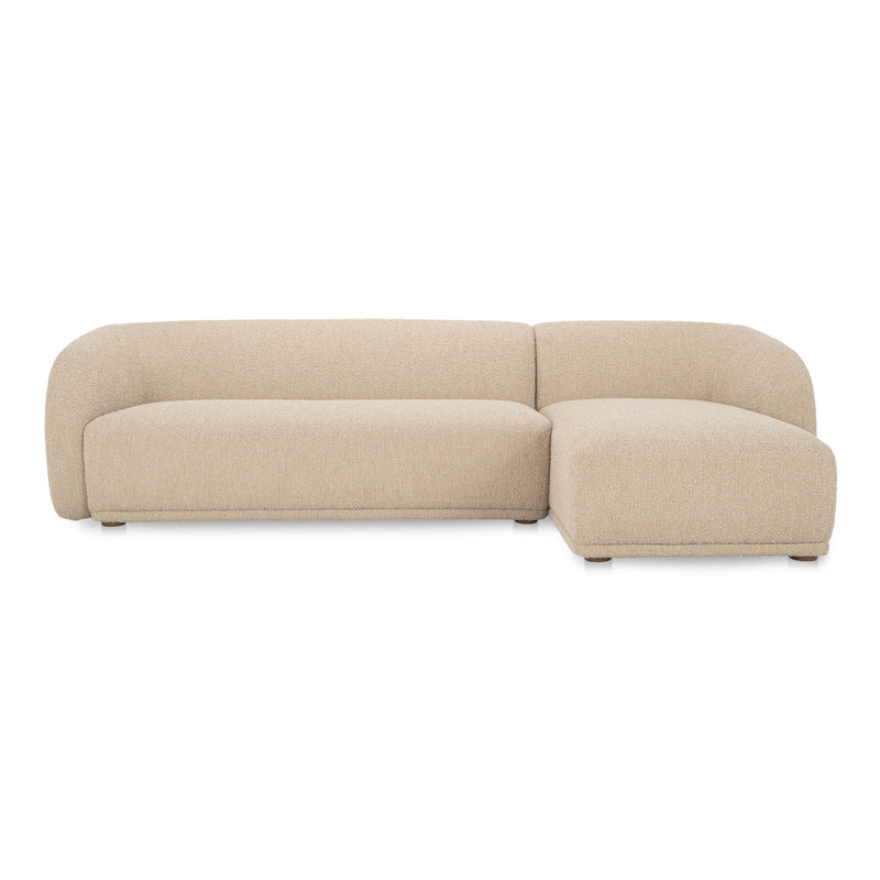 Faye - Right Sectional - Beige - JaxCo Furniture