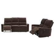 Navarro - Upholstered Reclining Sofa Set - JaxCo Furniture