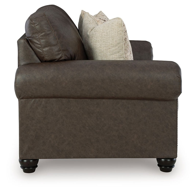 Roxmere - Umber - Loveseat - JaxCo Furniture