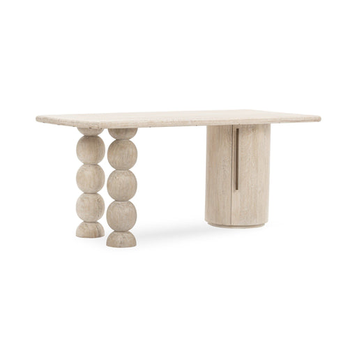 Adir - Desk - Cream - JaxCo Furniture
