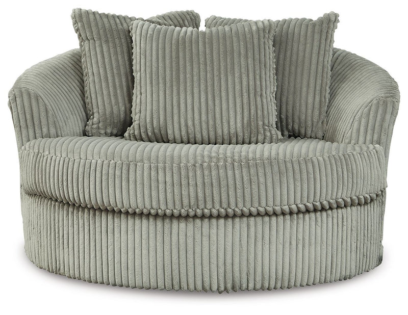 Lindyn - Oversized Swivel Accent Chair - JaxCo Furniture