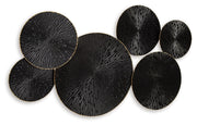 Rhetlen - Black / Gold Finish - Wall Decor - JaxCo Furniture