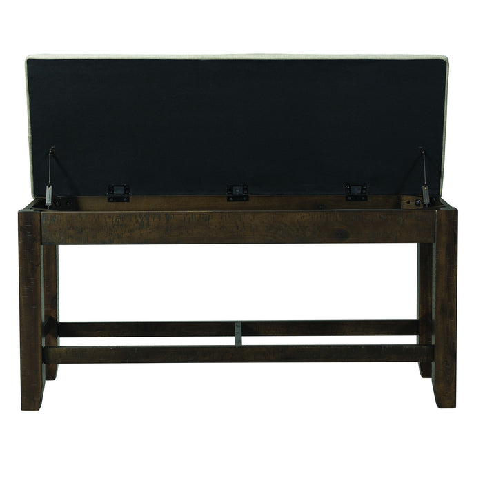 Colorado - Storage Bench - Charcoal - JaxCo Furniture