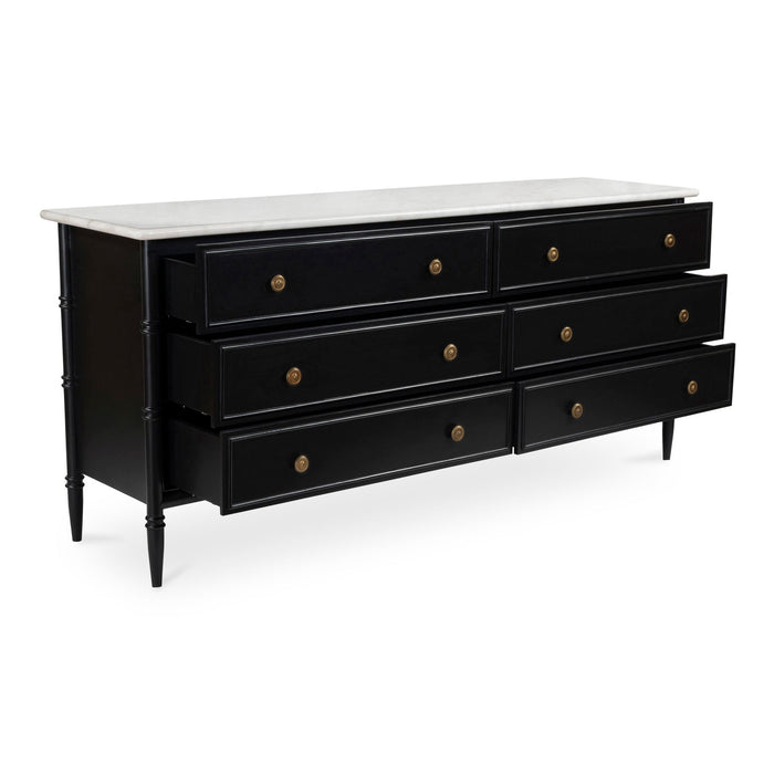 Eleanor - 6 Drawer Dresser - Black