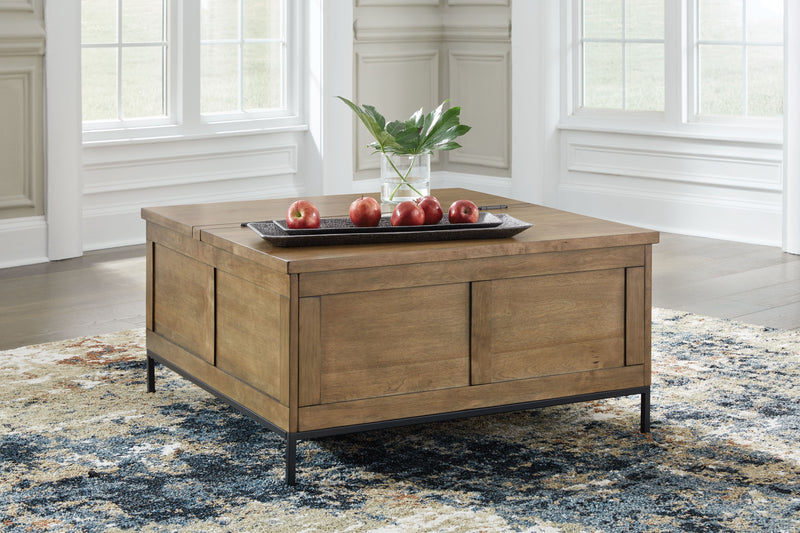Torlanta - Brown - Lift Top Cocktail Table - JaxCo Furniture