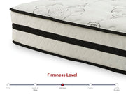 Chime 10 Inch Hybrid - White - 2 Pc. - Queen Mattress And Pillow - JaxCo Furniture
