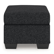 Jasmine Peaks - Ottoman - Coal - JaxCo Furniture