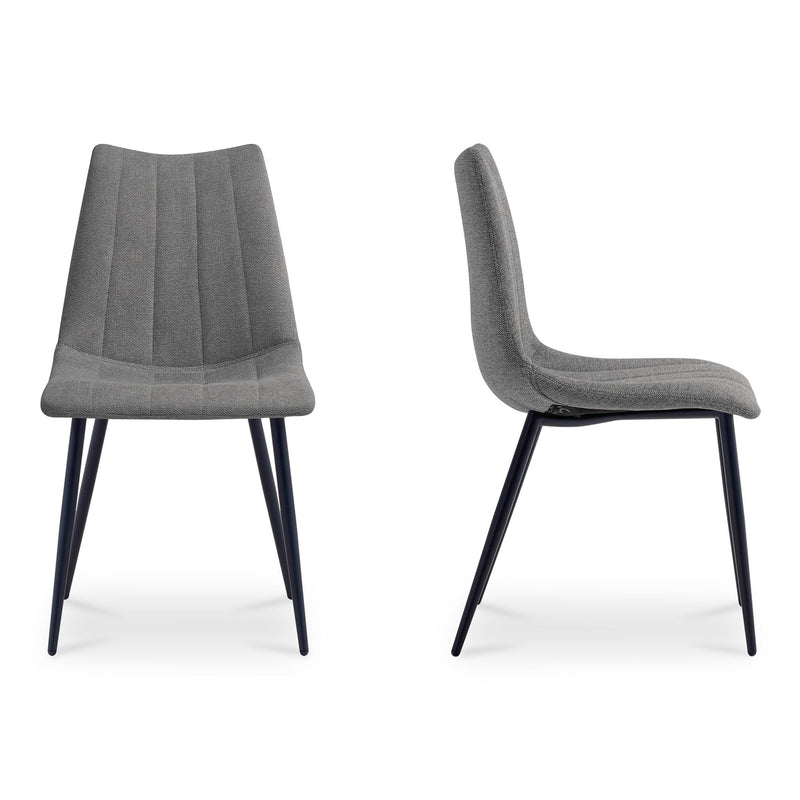 Alibi - Dining Chair (Set of 2) - Gray - JaxCo Furniture