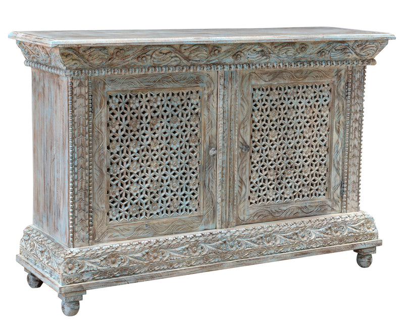 Beth - 2 Door Cabinet - Seaside Blue - JaxCo Furniture