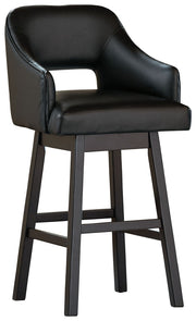 Tallenger - Upholstered Swivel Barstool (Set of 2) - JaxCo Furniture