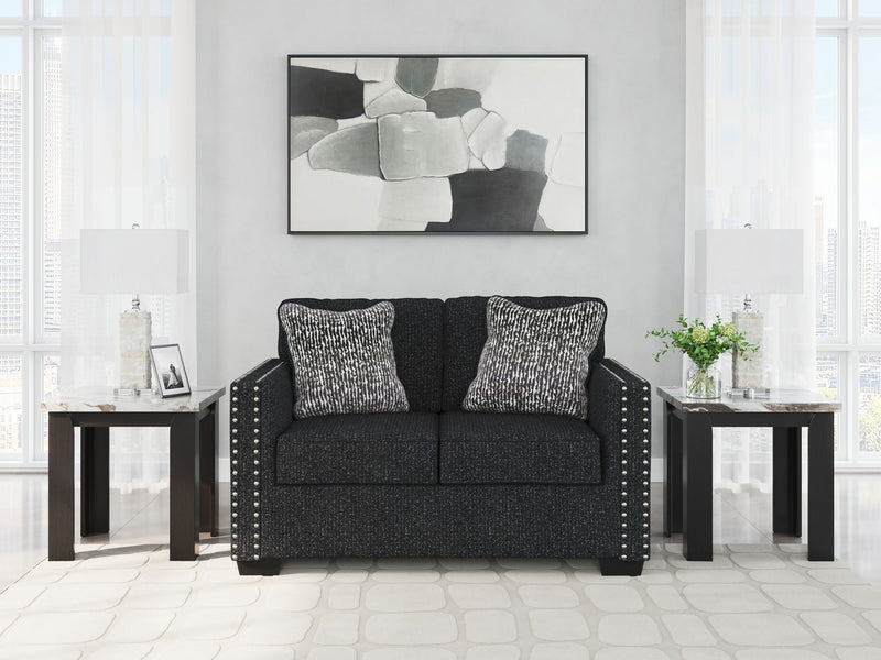 Jasmine Peaks - Loveseat - Coal - JaxCo Furniture