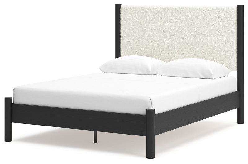 Cadmori - Upholstered Panel Bed - JaxCo Furniture