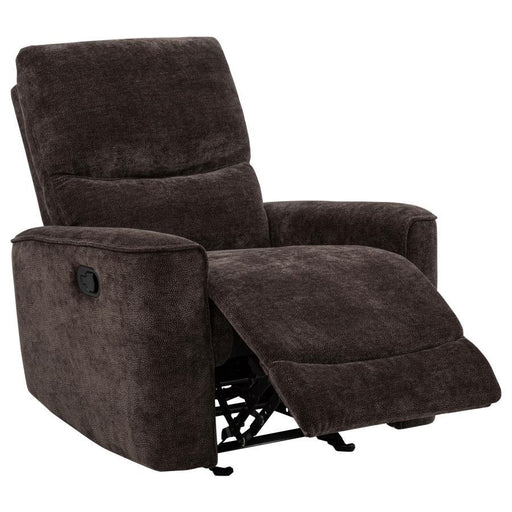 Navarro - Chenille Upholstered Glider Recliner - JaxCo Furniture