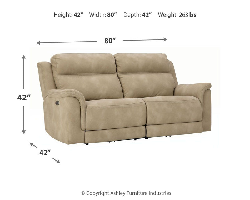 Next-Gen - Power Reclining Sofa - JaxCo Furniture