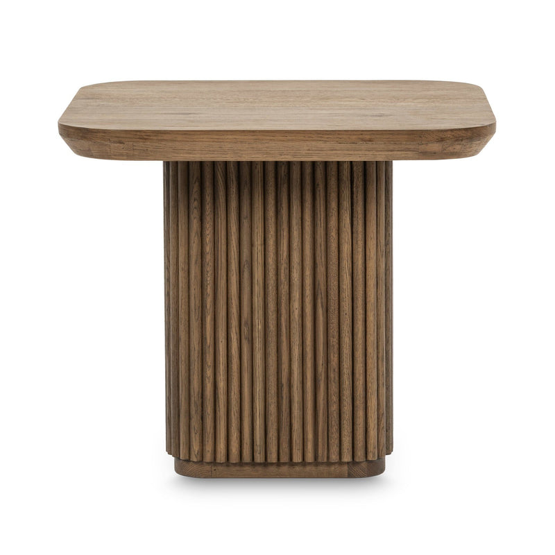 Vander - Solid Wood Square End Table - JaxCo Furniture