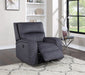 Lovell - Power Reclining Chair - Dark Gray - JaxCo Furniture