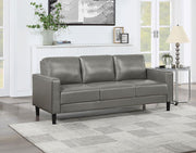 Ruth - Upholstered Track Arm Sofa - JaxCo Furniture