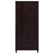 Wadeline - 2 Door Tall Accent Storage Cabinet - Rustic Tobacco - JaxCo Furniture