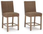 Walton Bridge - Driftwood - Barstool (Set of 2) - JaxCo Furniture