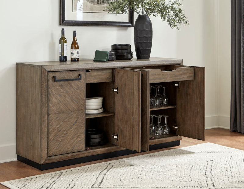 Cedar Fork - Dining Sideboard - Smoked Arabica - JaxCo Furniture