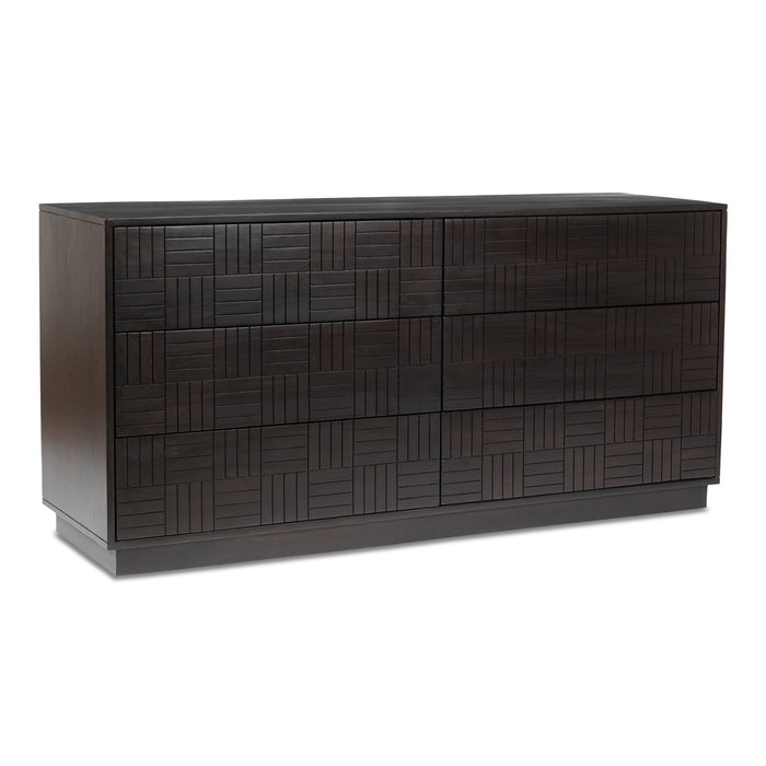 Denman - 6 Drawer Dresser - Dark Brown - JaxCo Furniture