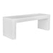 Lazarus - Outdoor Bench - White - JaxCo Furniture