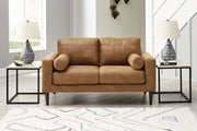 Telora - Caramel - Loveseat - JaxCo Furniture
