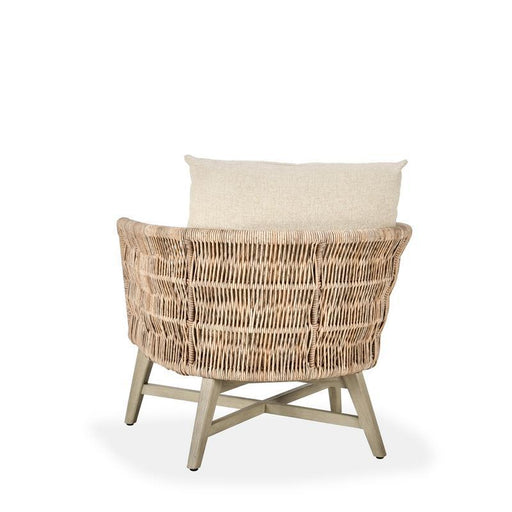 Collins - Outdoor Accent Chair - Natural/Sand - JaxCo Furniture