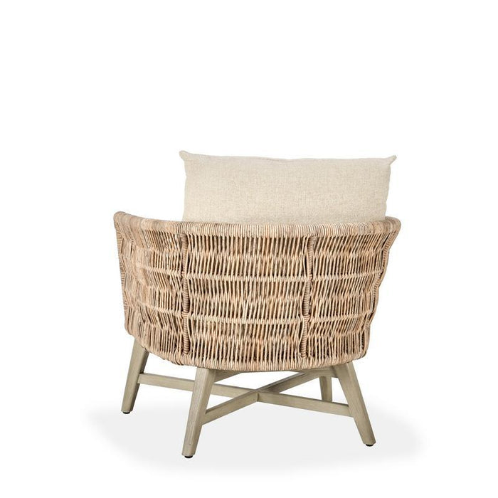 Collins - Outdoor Accent Chair - Natural/Sand - JaxCo Furniture