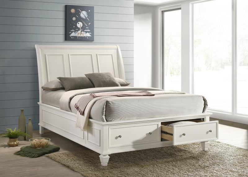 Sandy Beach - Storage Sleigh Bed - JaxCo Furniture