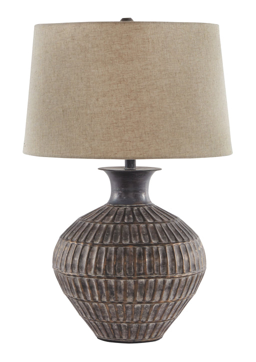 Magan - Antique Bronze Finish - Metal Table Lamp - JaxCo Furniture