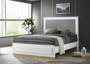 Caraway - Wood LED Panel Bed - JaxCo Furniture