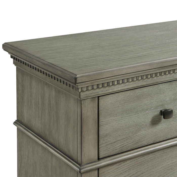 Crawford - Dresser - Grey - JaxCo Furniture