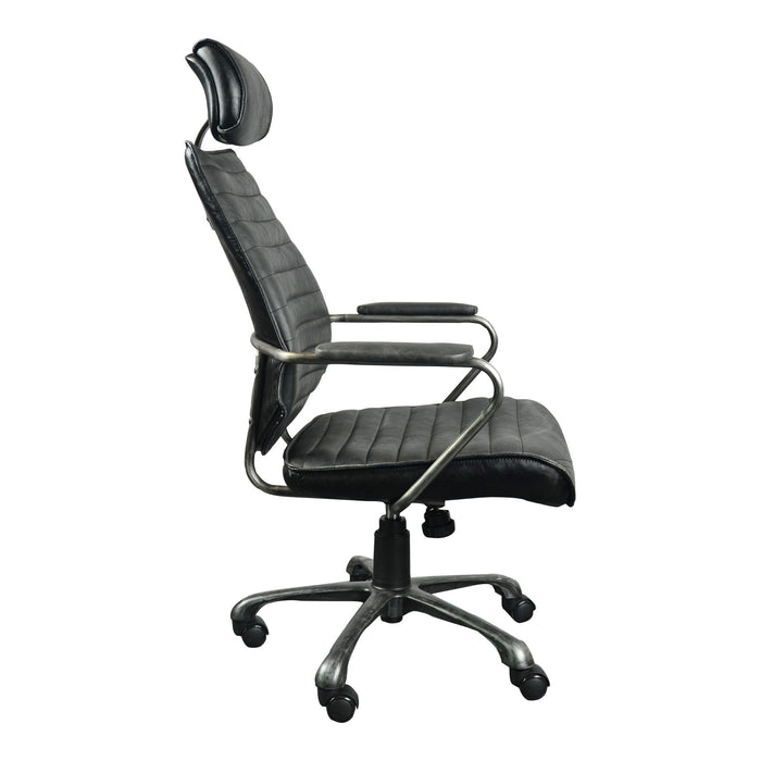 Executive - Swivel Office Chair - Black - JaxCo Furniture