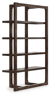 Breckington - Dark Brown - Bookcase - JaxCo Furniture