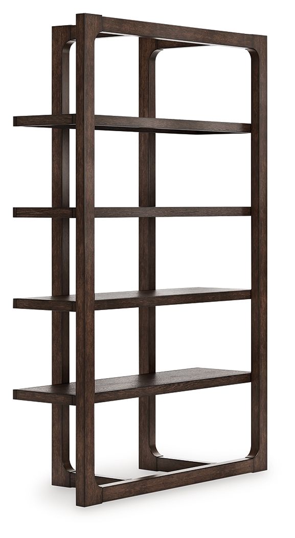 Breckington - Dark Brown - Bookcase - JaxCo Furniture