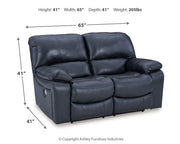 Leesworth - Reclining Loveseat - JaxCo Furniture