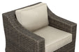 Jones - Outdoor Lounge Chair (Set of 2) - Brown - JaxCo Furniture