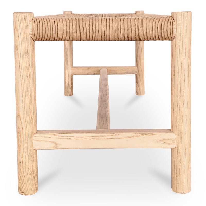 Hawthorn - Small Bench - Beige - JaxCo Furniture