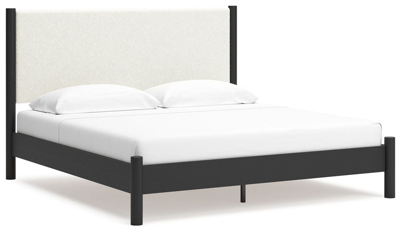Cadmori - Upholstered Panel Bed - JaxCo Furniture