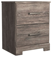 Ralinksi - Gray - Two Drawer Night Stand - JaxCo Furniture