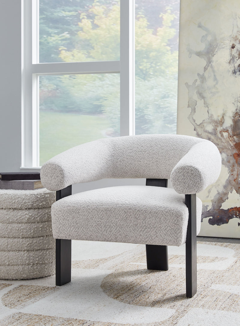 Dultish - Snow - Accent Chair - JaxCo Furniture