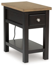 Drazmine - Brown - Chair Side End Table - JaxCo Furniture