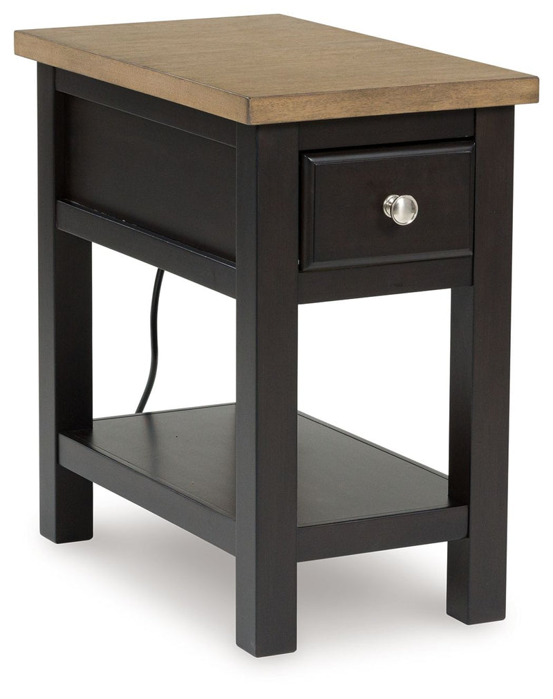 Drazmine - Brown - Chair Side End Table - JaxCo Furniture